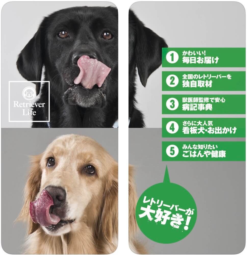 レトリーバー,アプリ