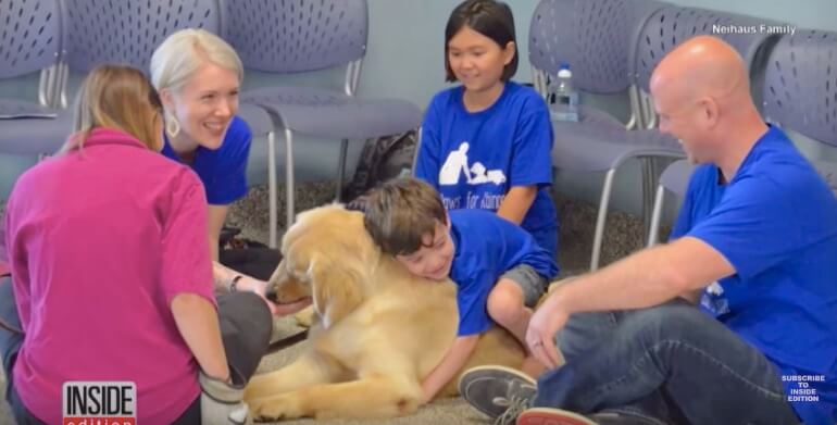 ゴールデンレトリーバー,自閉症