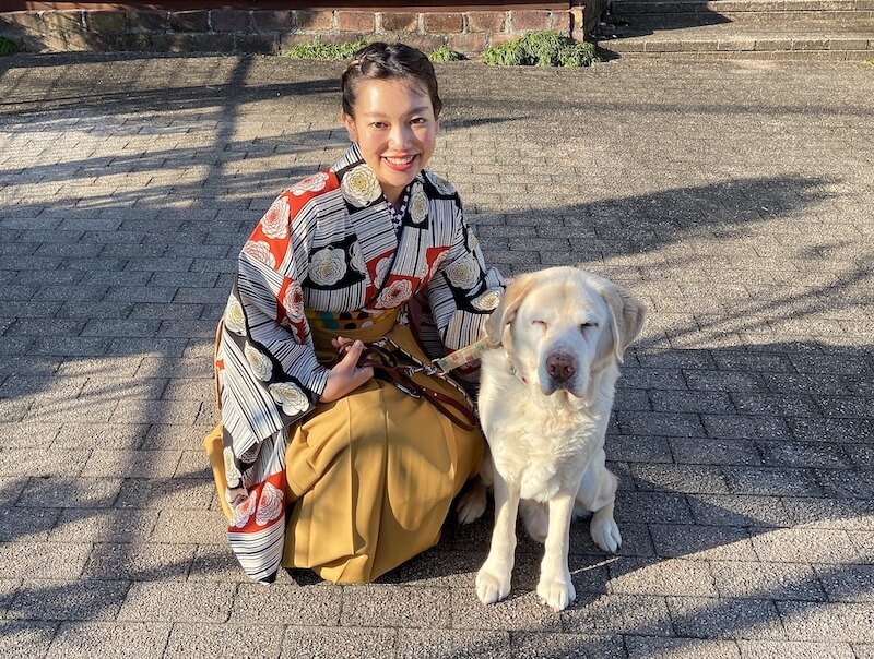 レトリーバーと家族