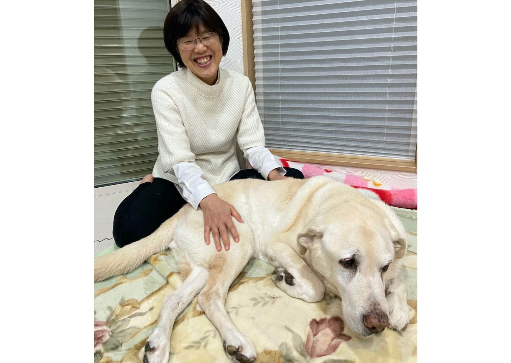 レトリーバーと家族