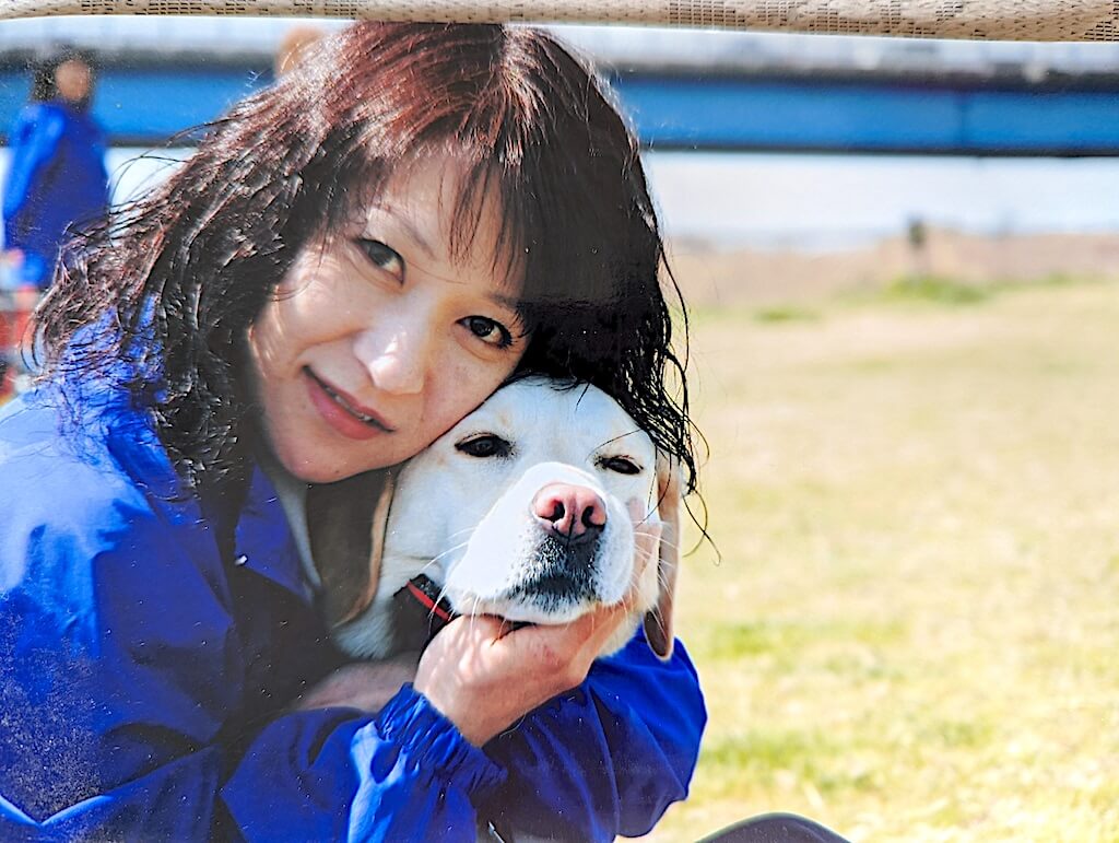 ラブラドールと家族