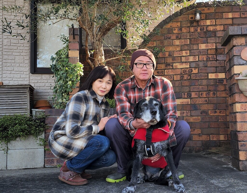 黒ラブとその家族