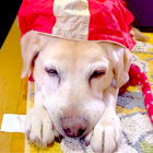 「イヤだなぁ…」カッパを着せられて雨散歩だと察したラブラドールから漂う哀愁がスゴい。【動画】